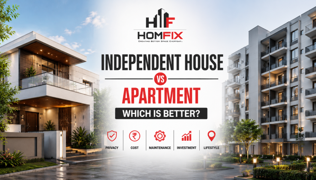 Independent House vs Apartment